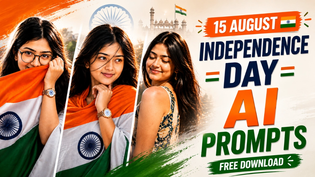 15 August Independence Day Chatgpt AI Photo Editing Prompts 2026 Free