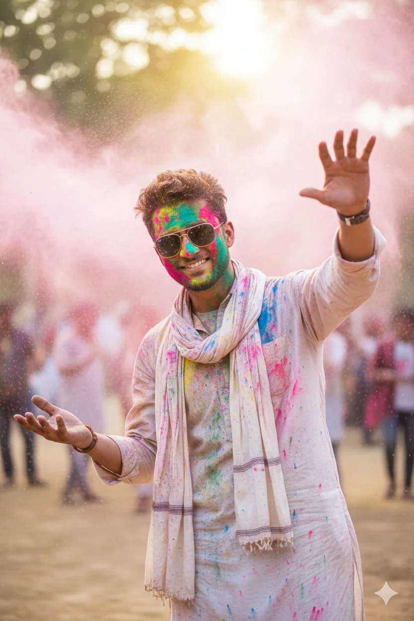 Holi 2026 Special Traditional Kurta & Dupatta Trending AI Prompts for Men