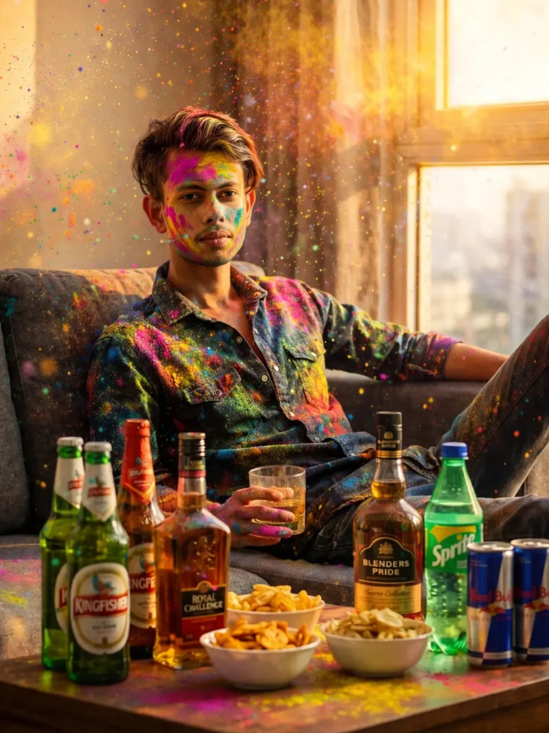 Holi 2026 Special: Luxury Apartment After-Party & Lifestyle AI Prompts