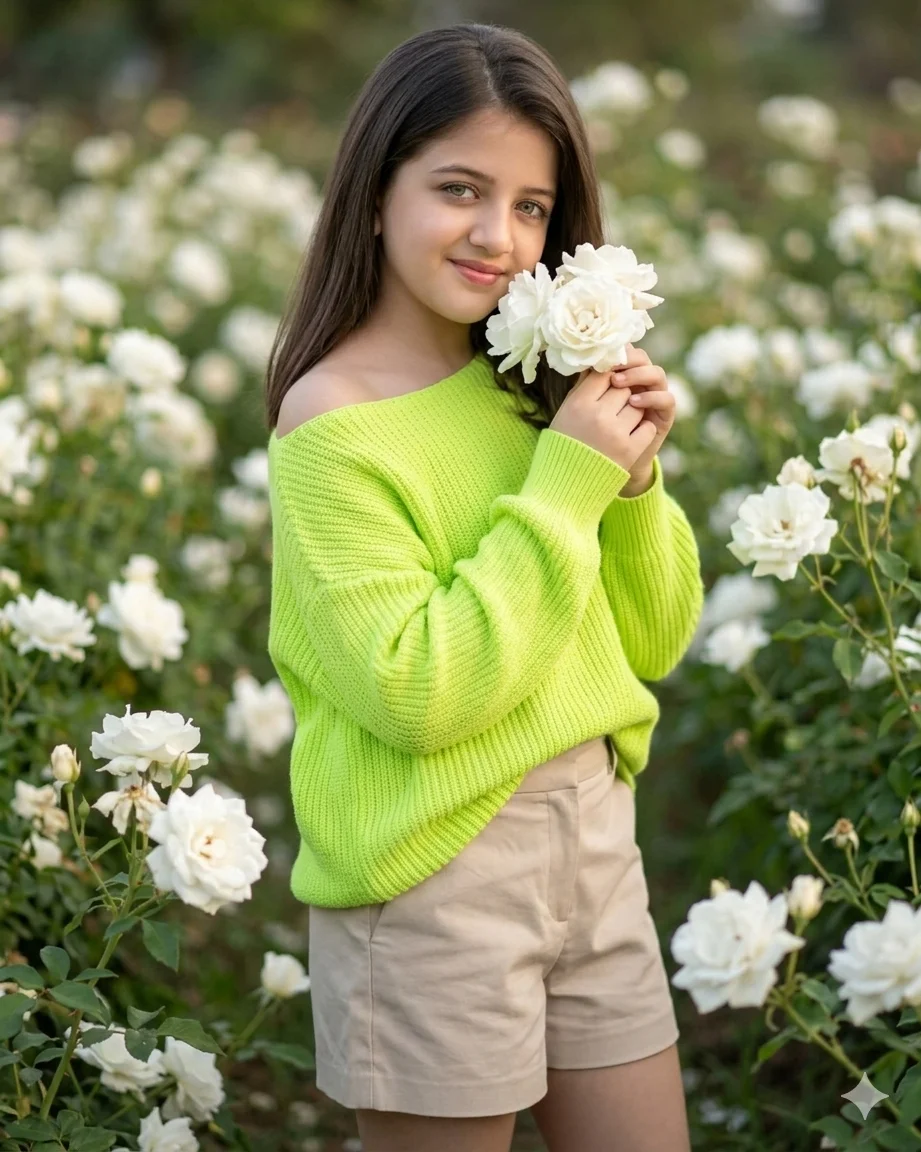 Dior-Style White Rose Field AI Prompt Nano Banana AI Prompts for Luxury Portraits