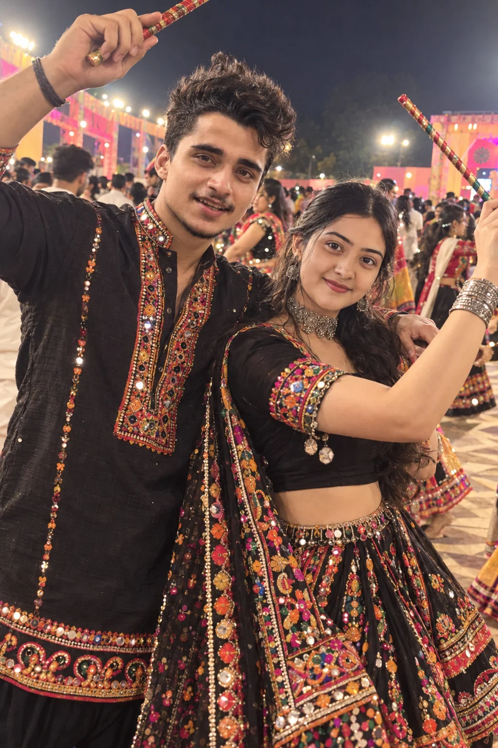 ChatGPT AI Prompt for Navratri Couple Garba Night