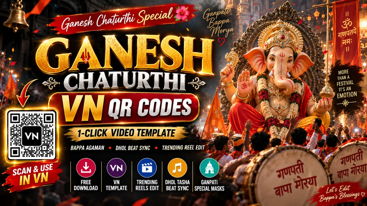Ganpati Bappa Special VN QR Codes Download