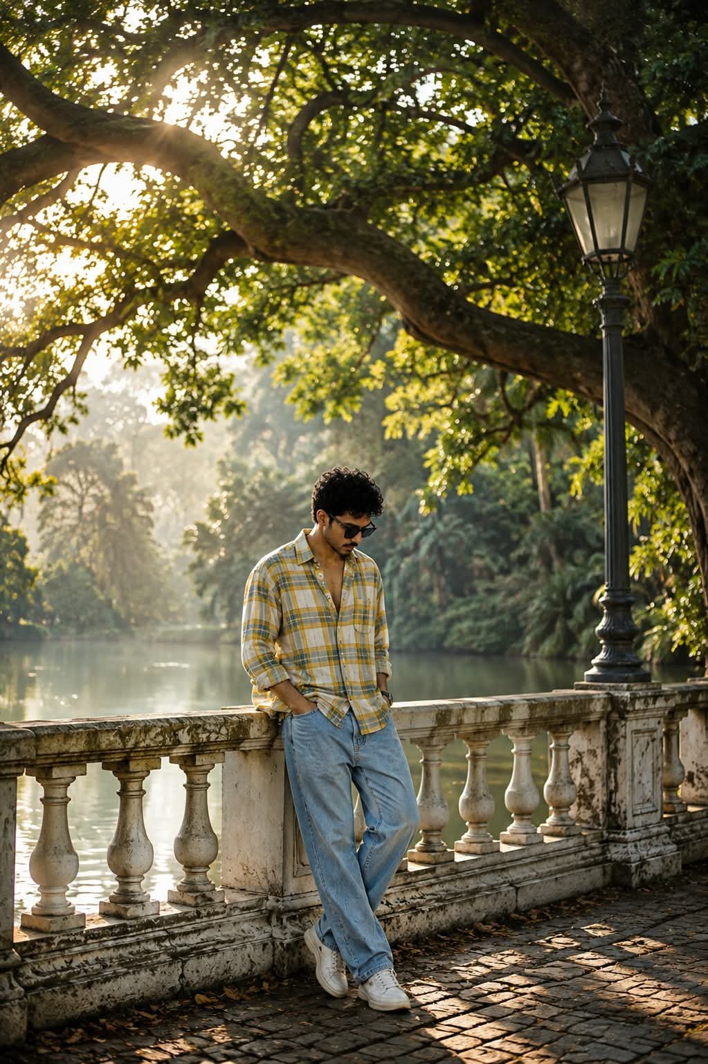 Lakeside Dreamy Lifestyle Boy AI Photo Prompt 2026