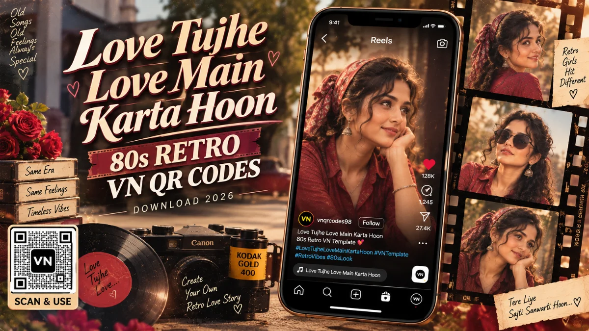 Love Tujhe Love Main Karta Hoon 80s Retro VN QR Codes Download 2026