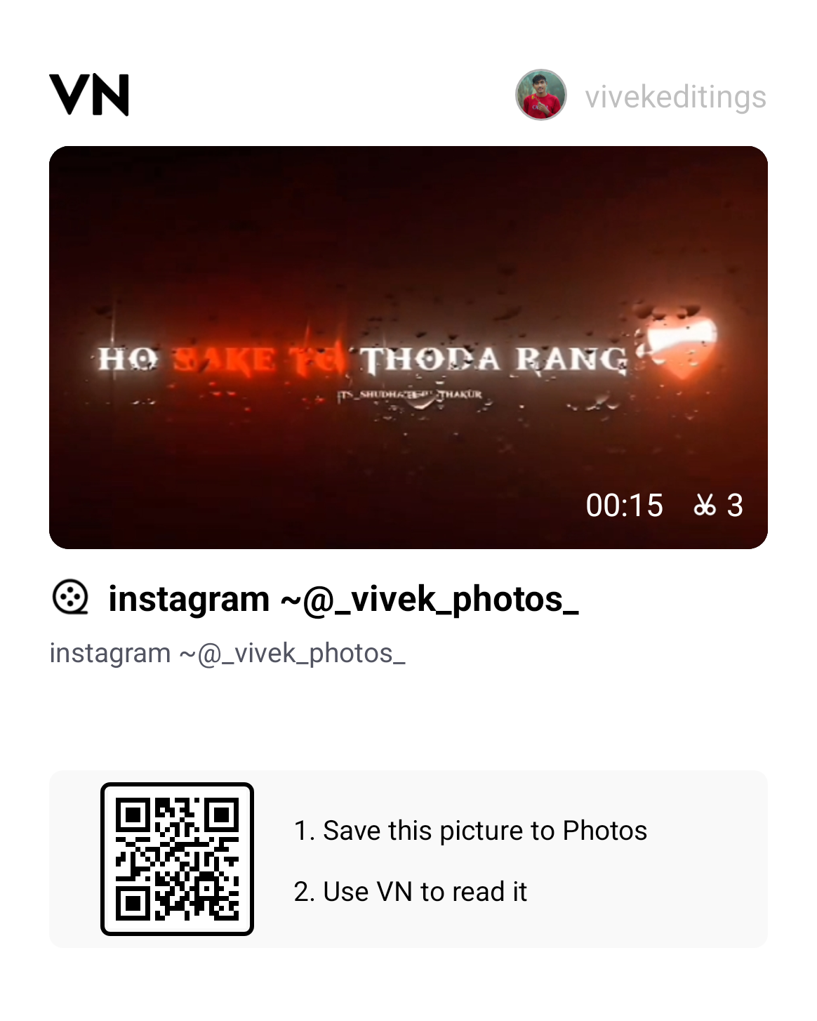 Romantic Reel Holi Vn Qr Code Template 2026