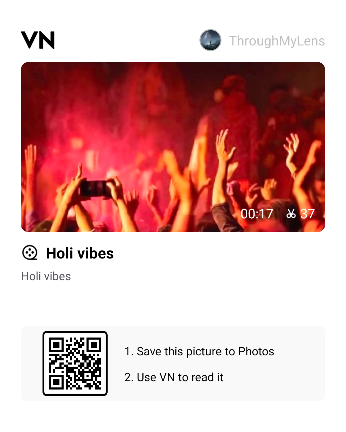 Holi Aayi Re Holi Vn Qr Code Template 2026