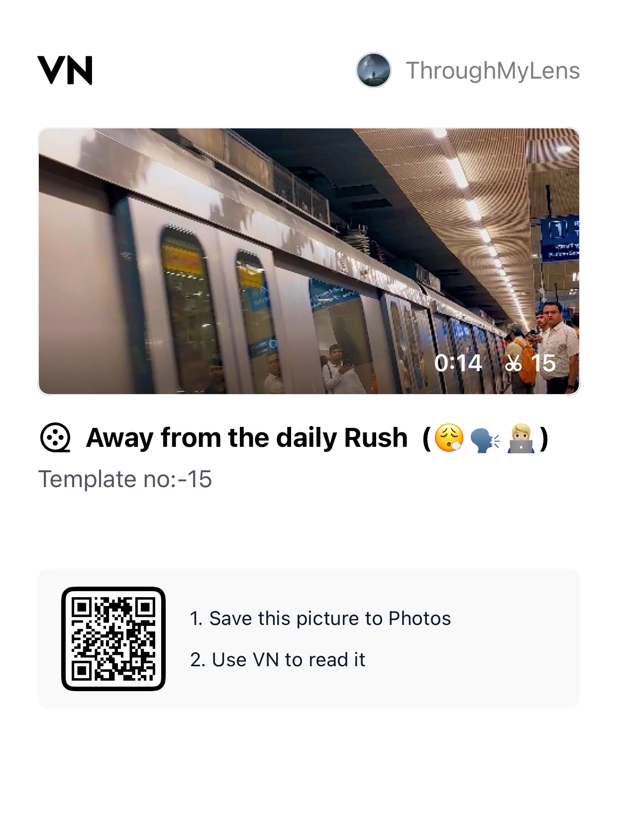 Away From Daily Rush Viral Vn Qr Code Template