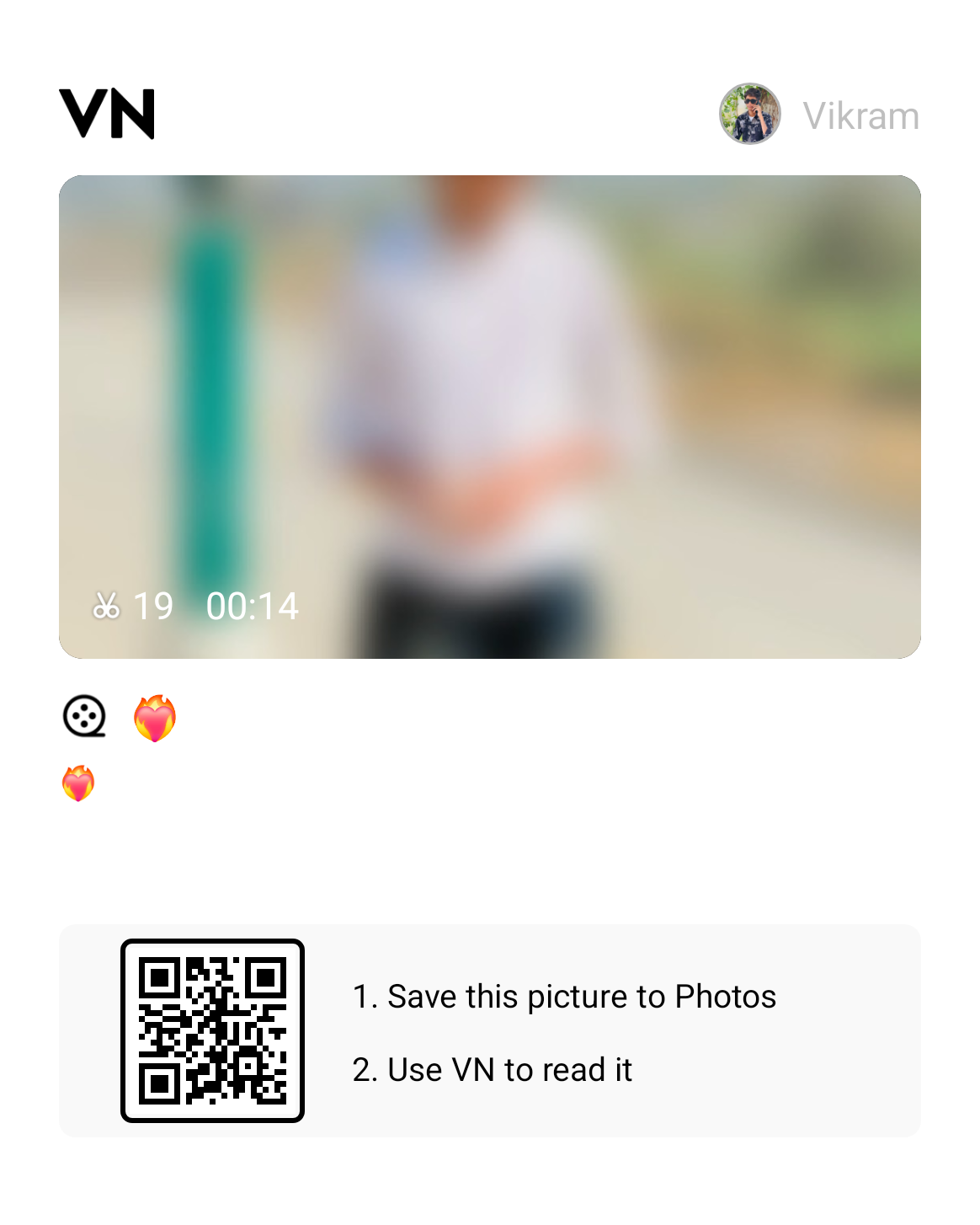 Jaani Nu Tu Aa Gayi VN Qr Code Template