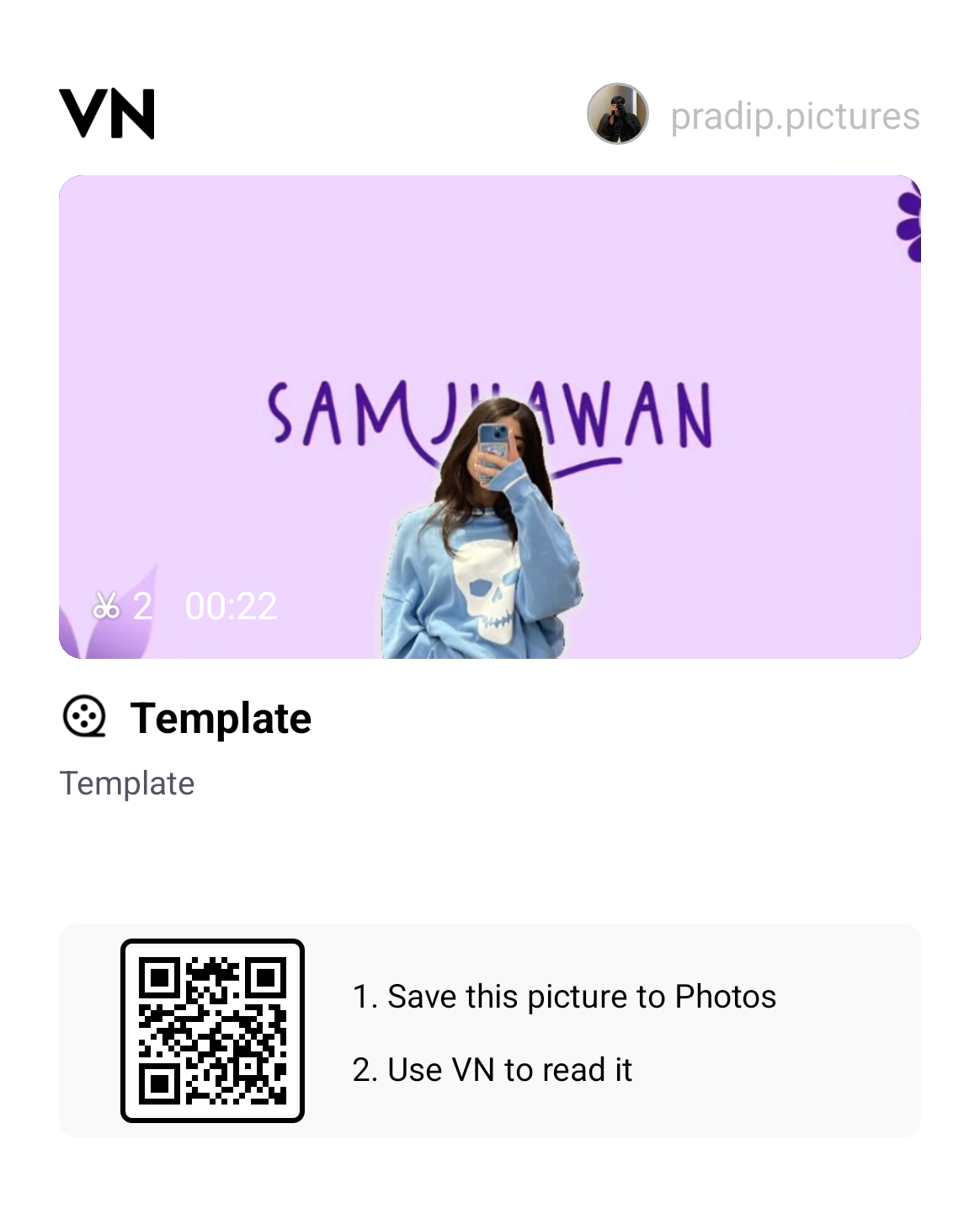 Main Tenu Samjhawan ki VN Qr Code Template 2026