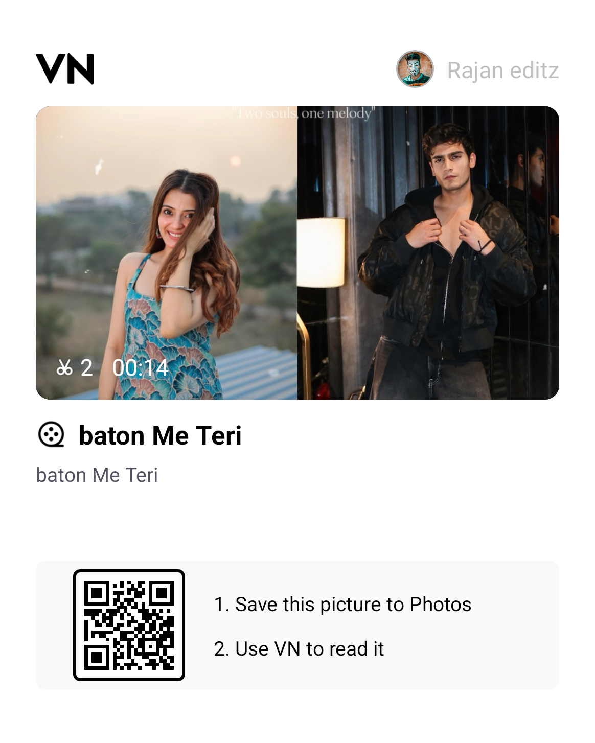 Baton Me Teri 2 Side Reel VN Qr Code Template 2026