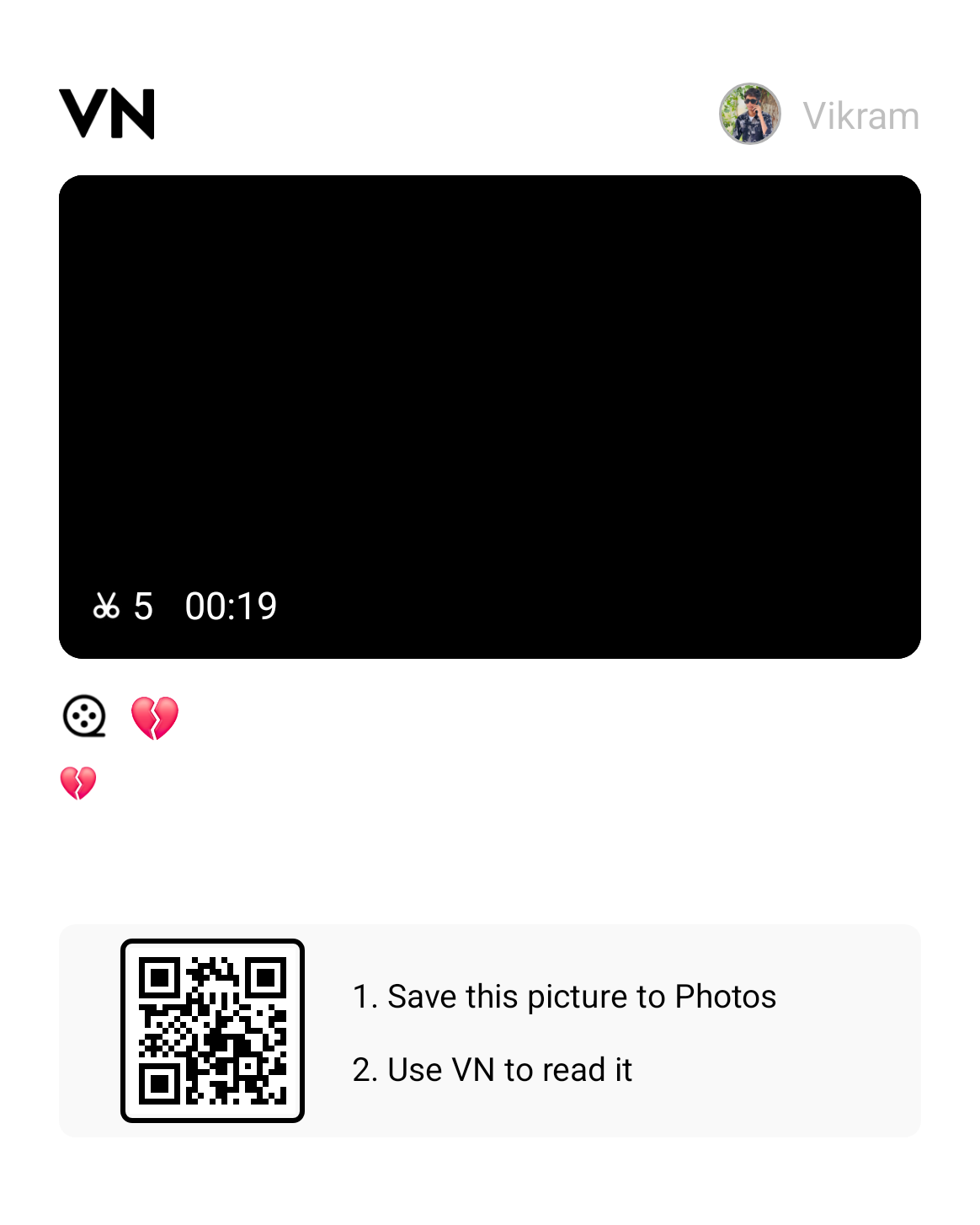 Tere Bina Dil Naiyo Lagda Sad Reel Vn Qr Template Code