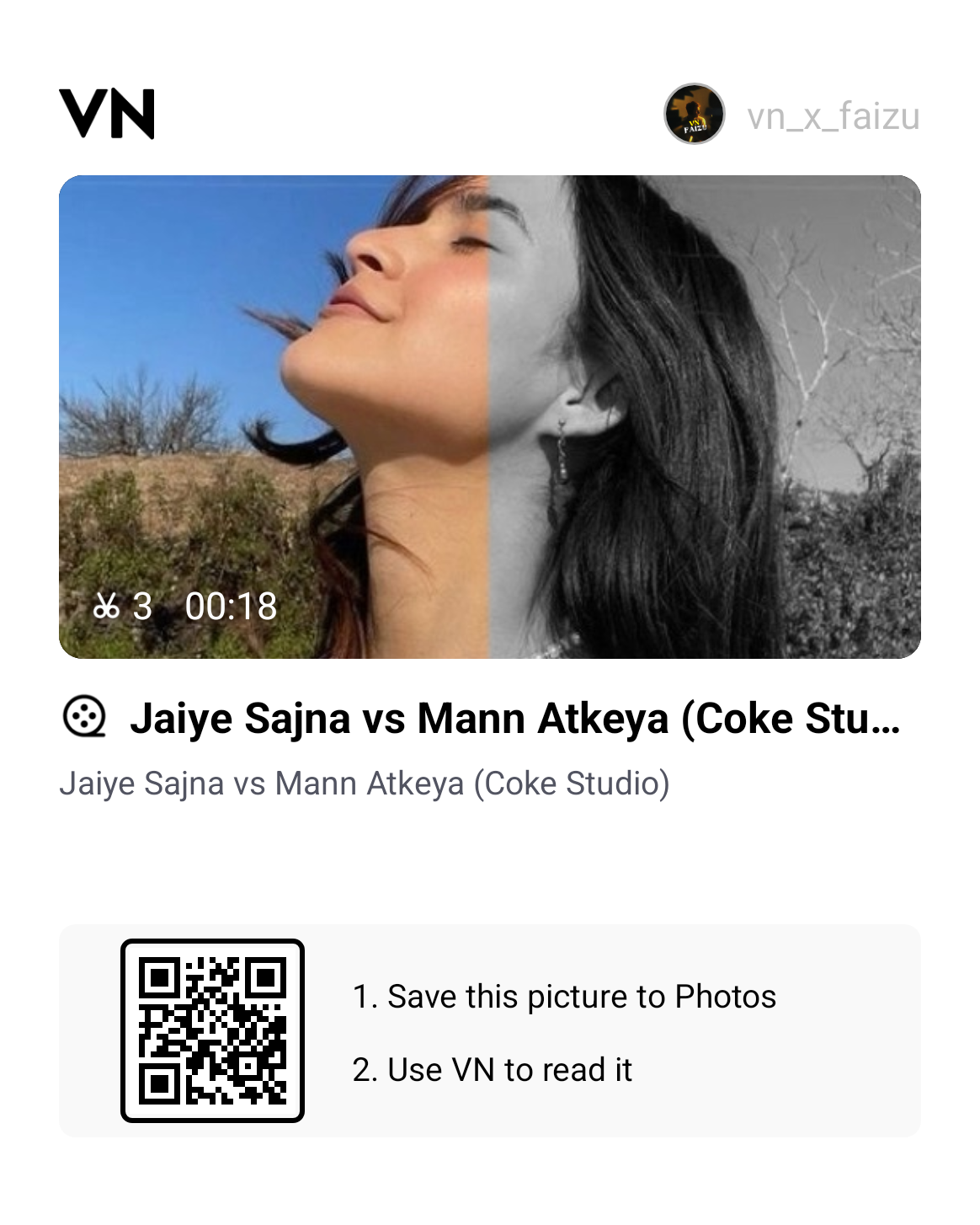 Jaiye Sajna vs Mann Atkeya (Coke Studio) Vn Template Code 2026
