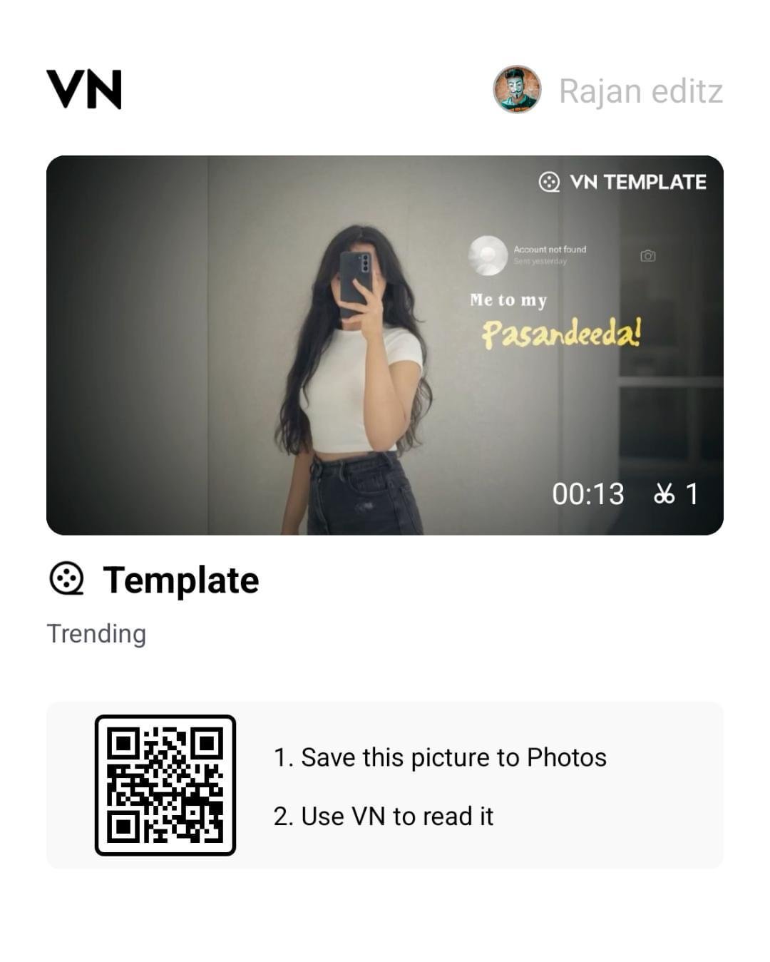 Halka Halka Suroor Viral Sad Reel VN QR Code Template 2026